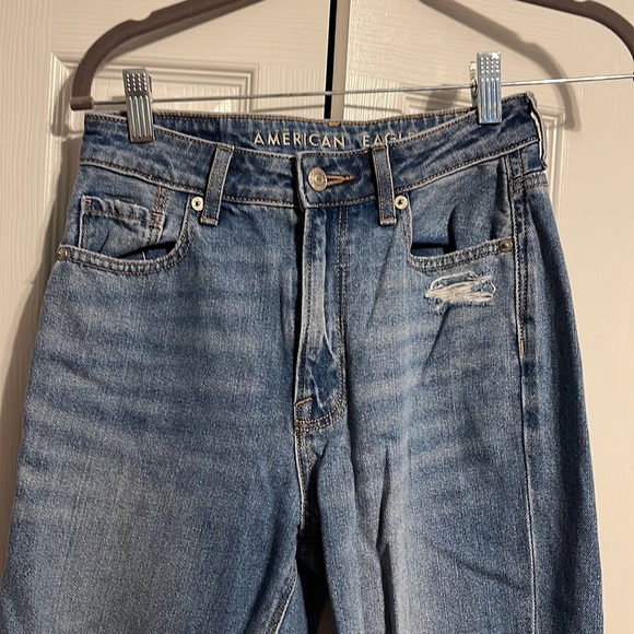 American Eagle Mom Jeans size 0 regular - Picture 2 of 12